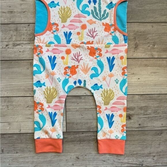 NWT Rag | Disney’s The Little Mermaid Princess Ariel Hooded Romper | Size: 5/6 - Picture 5 of 7